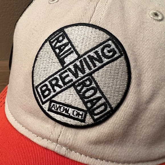 Railroad Brewing Ohio Craft Beer Hat Baseball Cap New - Picture 2 of 6